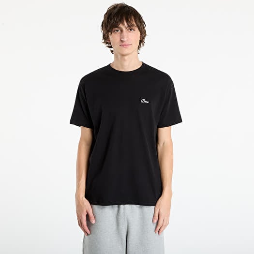 Dime Cursive Small Logo T-Shirt UNISEX Black