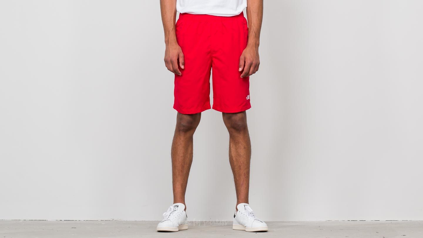 Red north discount face shorts