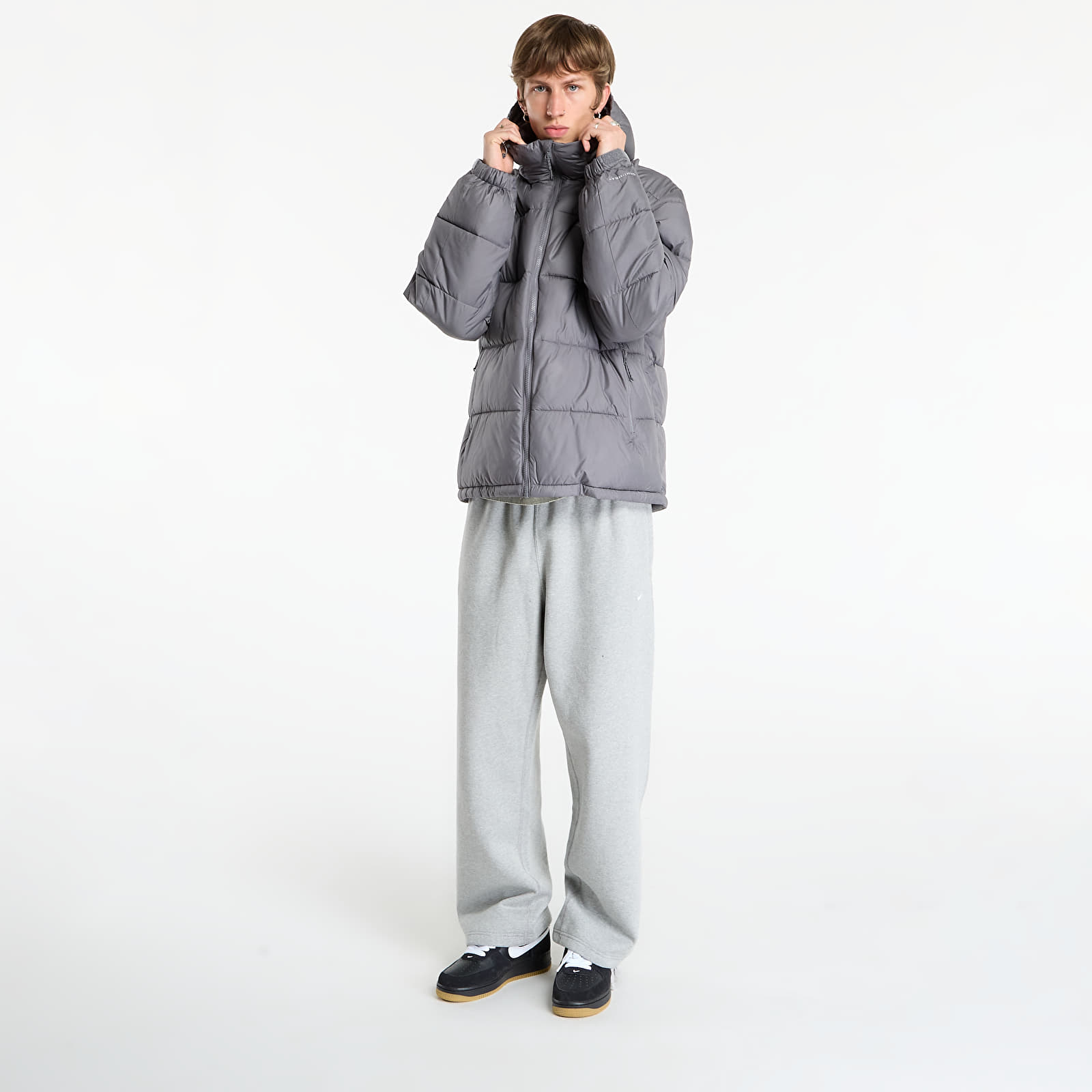 Puffer jackets Columbia Pike Lake™ II Hooded Jacket City Grey