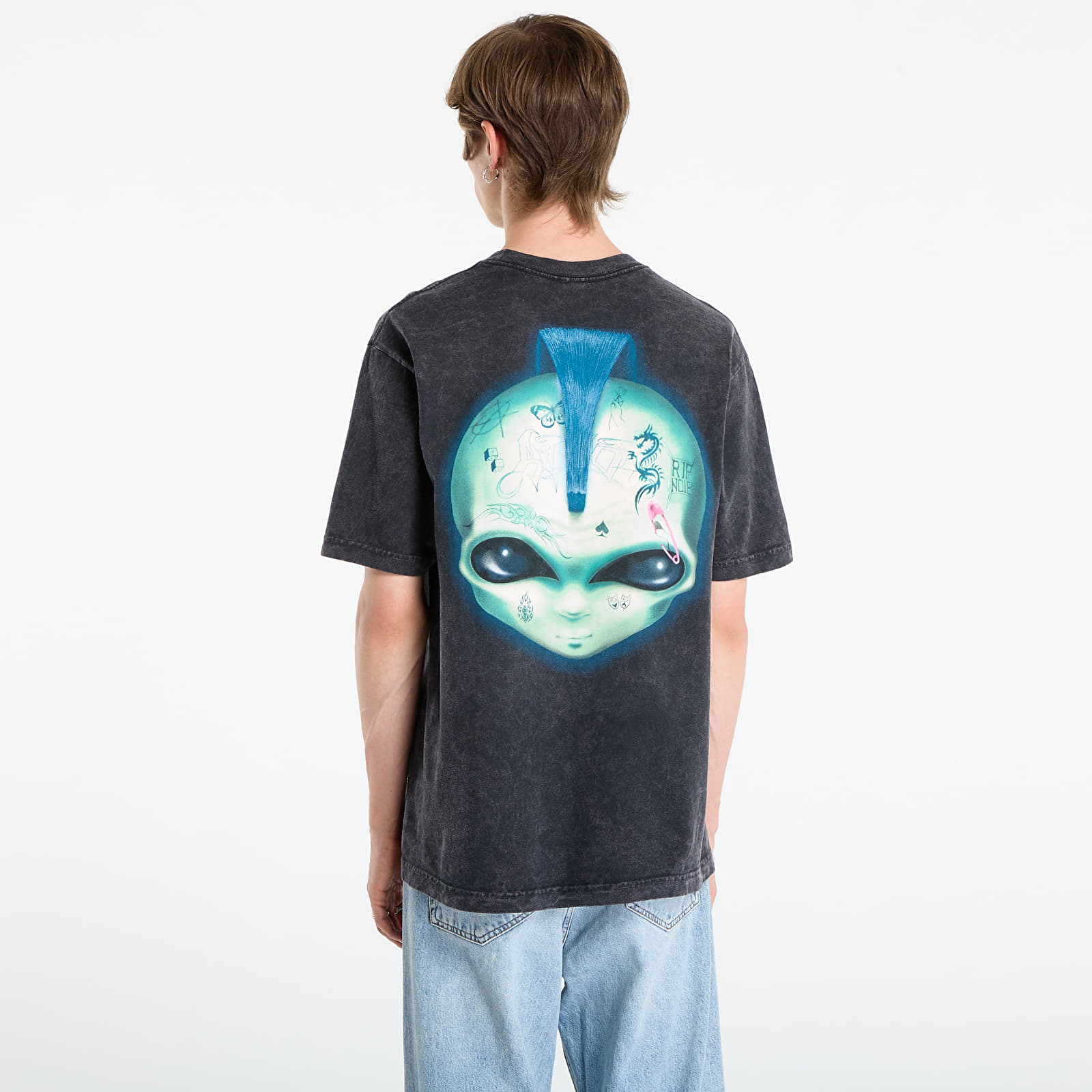 T-krekli RIPNDIP Squabble Up Tee Black Vintage Wash
