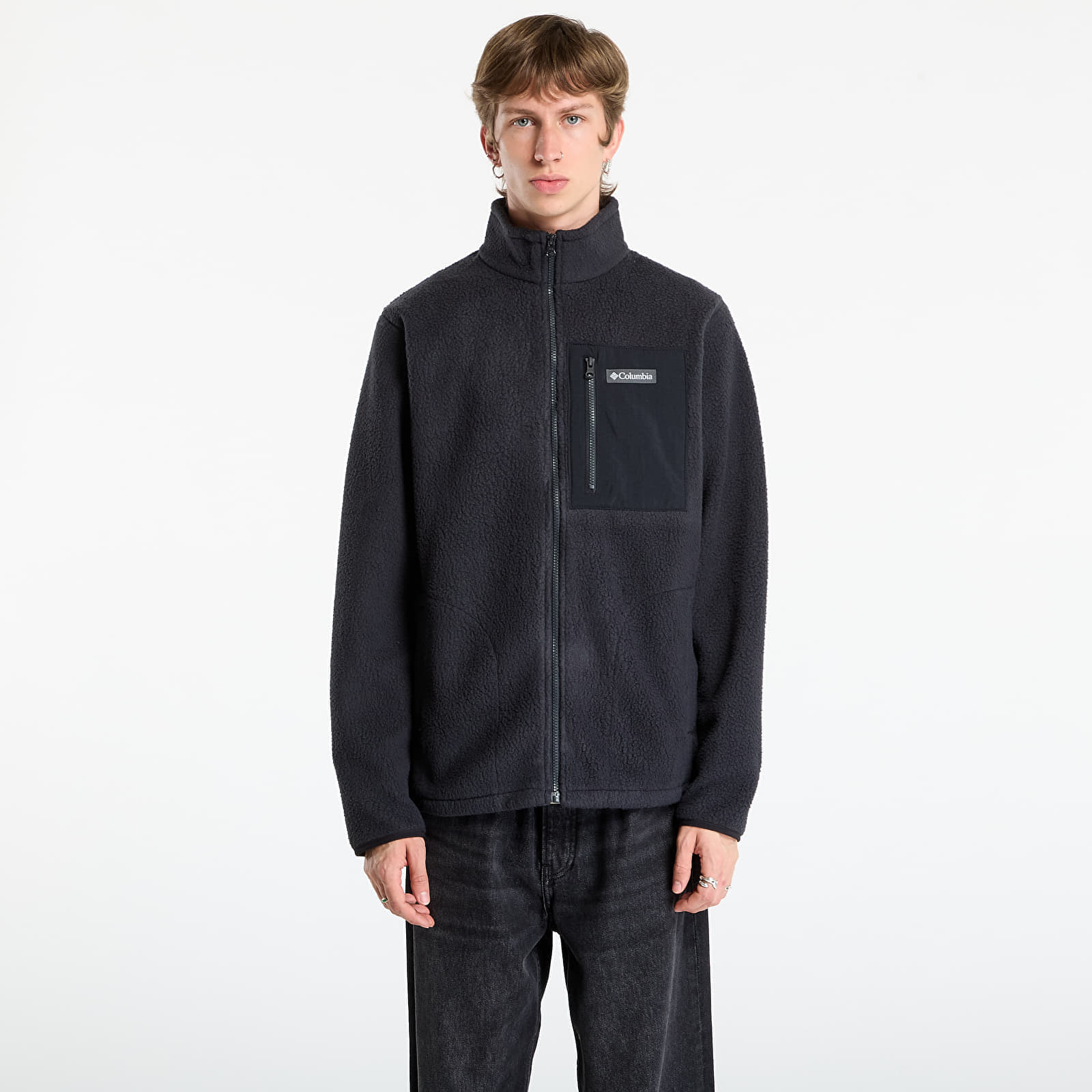 Sweatshirt Columbia Jasper Ridge™ Pebbled Full Zip Fleece Black L