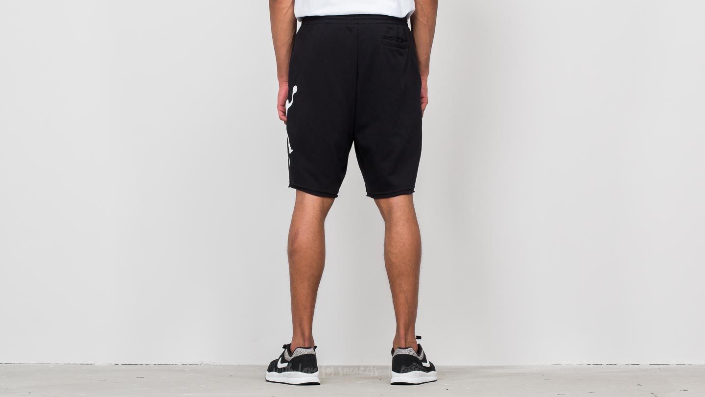 Shorts Jordan Jumpman Air GFX Fleece Short Black White Footshop