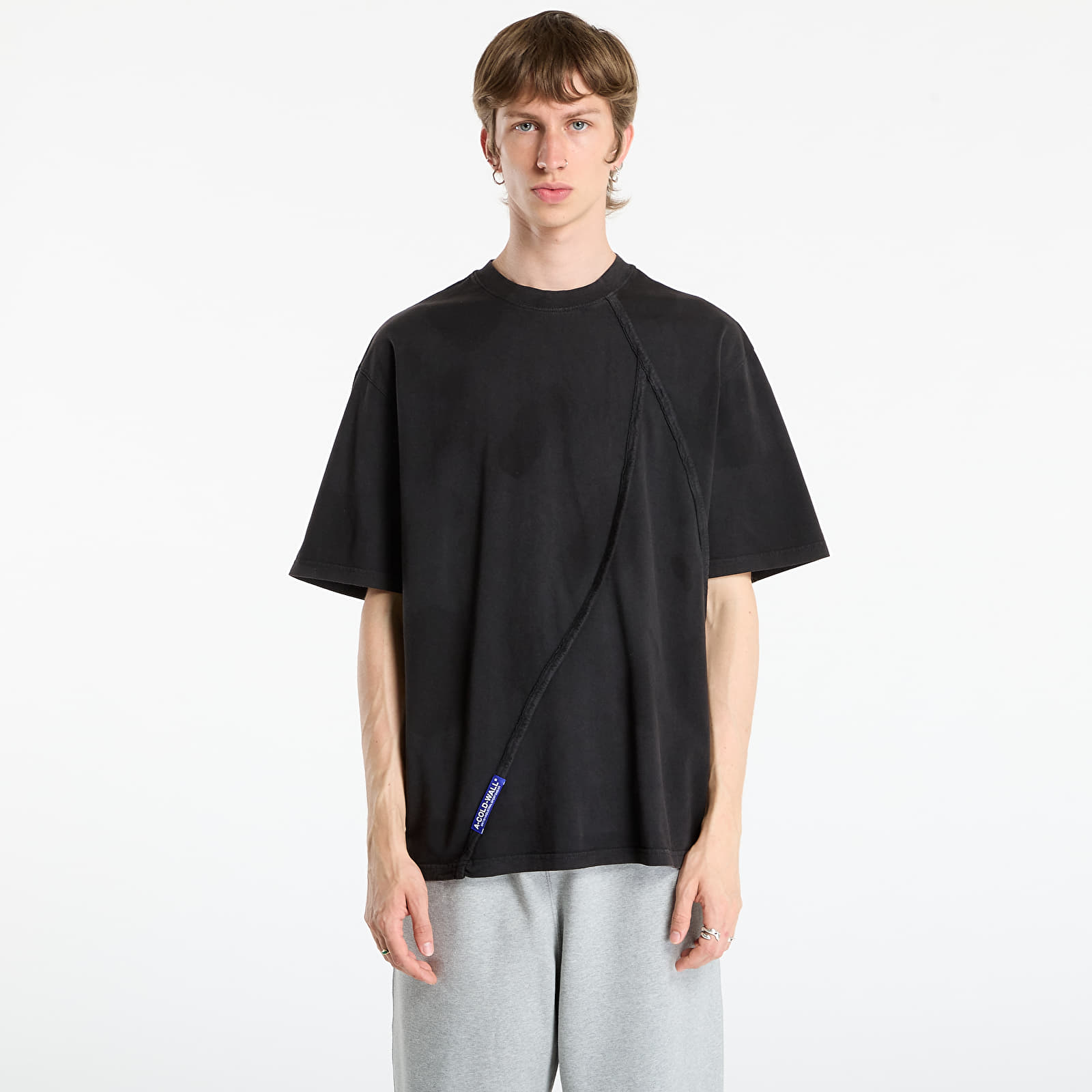 Pólók A-COLD-WALL* Chartered Tshirt Black
