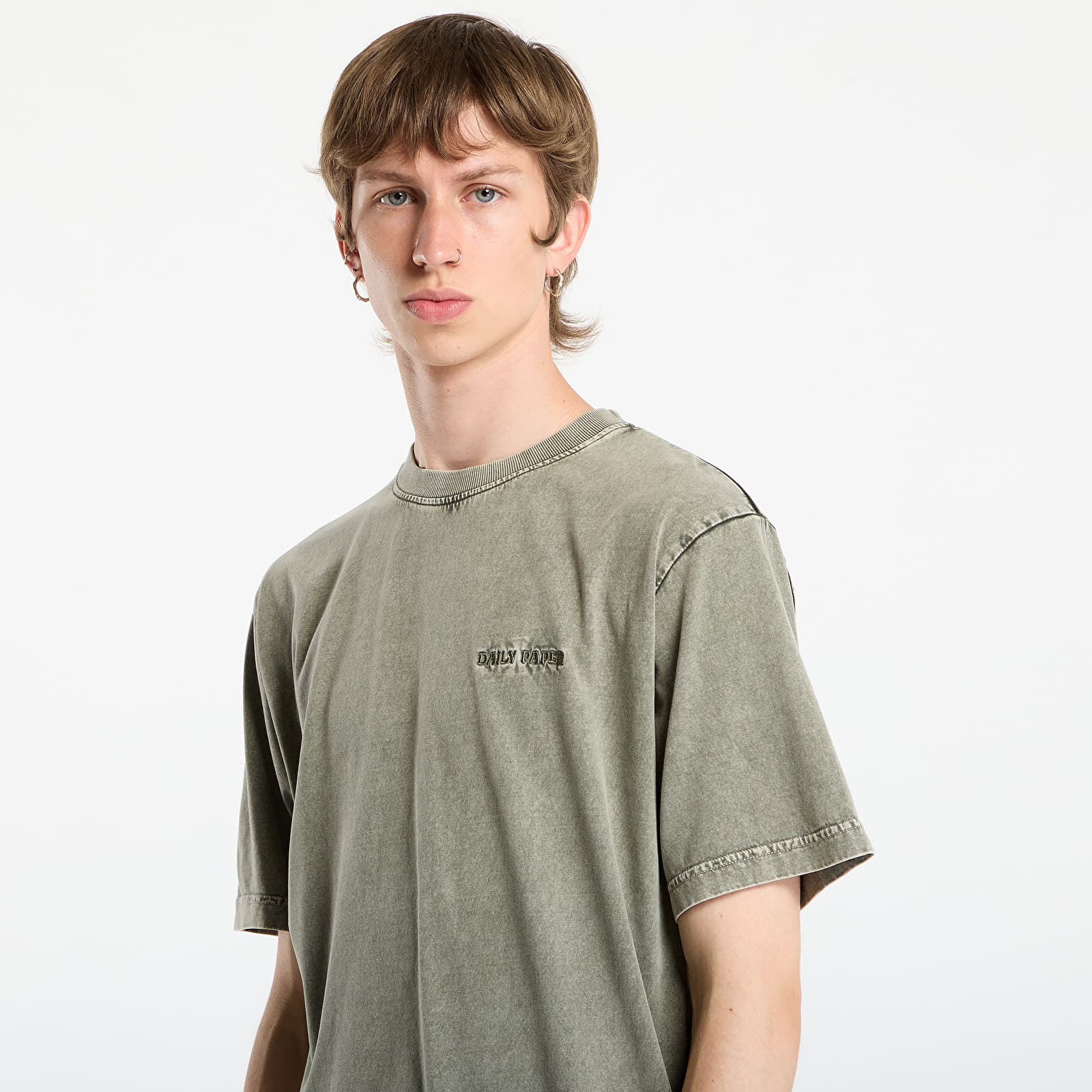 T-shirts Daily Paper Dias Washed T-Shirt Rosin Green
