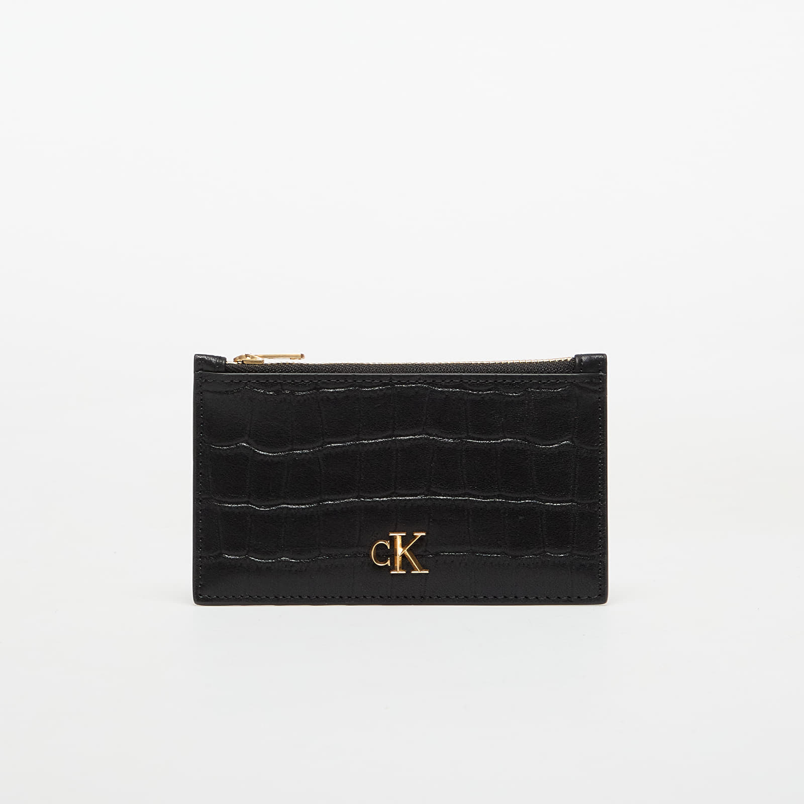 Wallets Calvin Klein Croc 6 Cc Cardcase Black