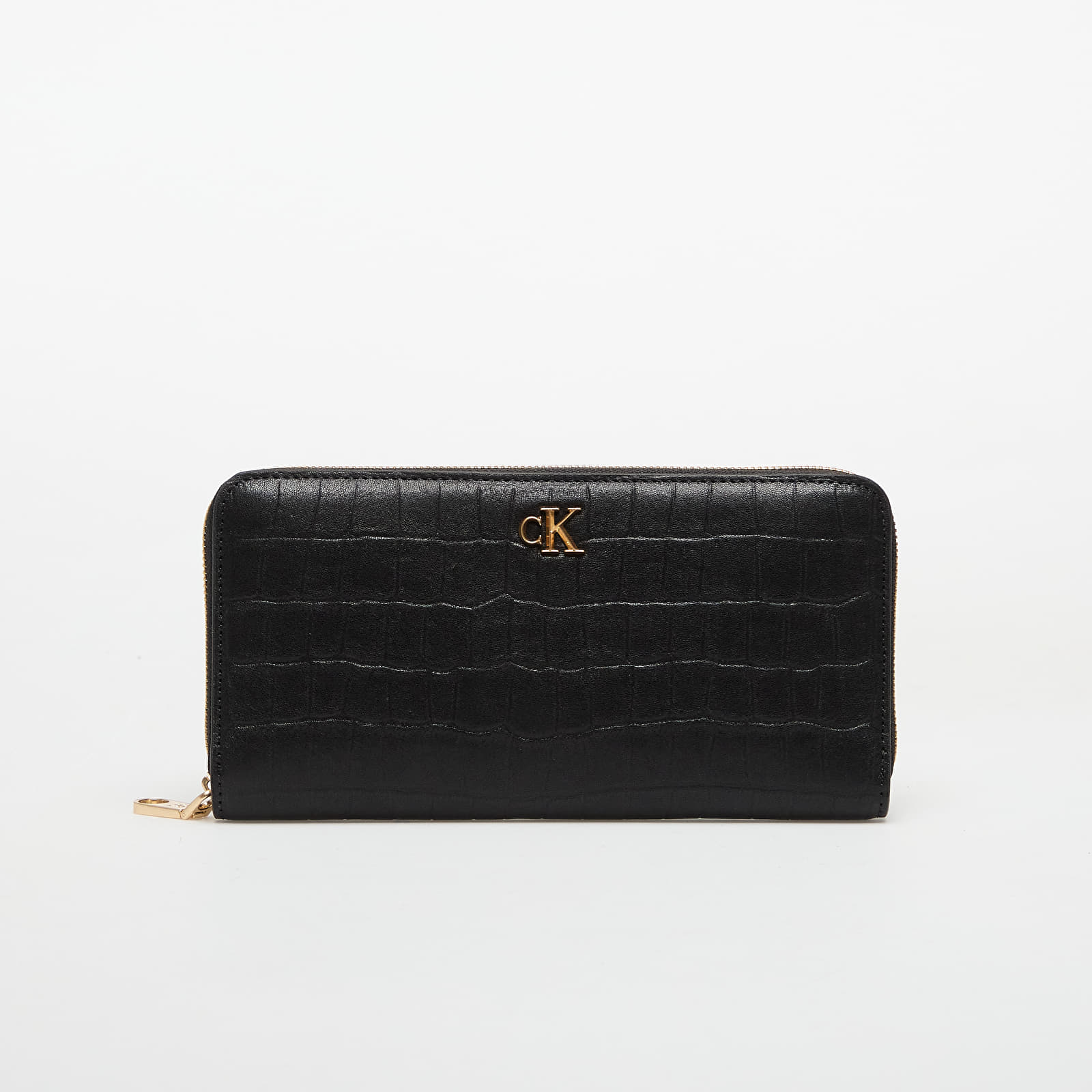 Wallets Calvin Klein Croc Long Zip Aro Wallet Black