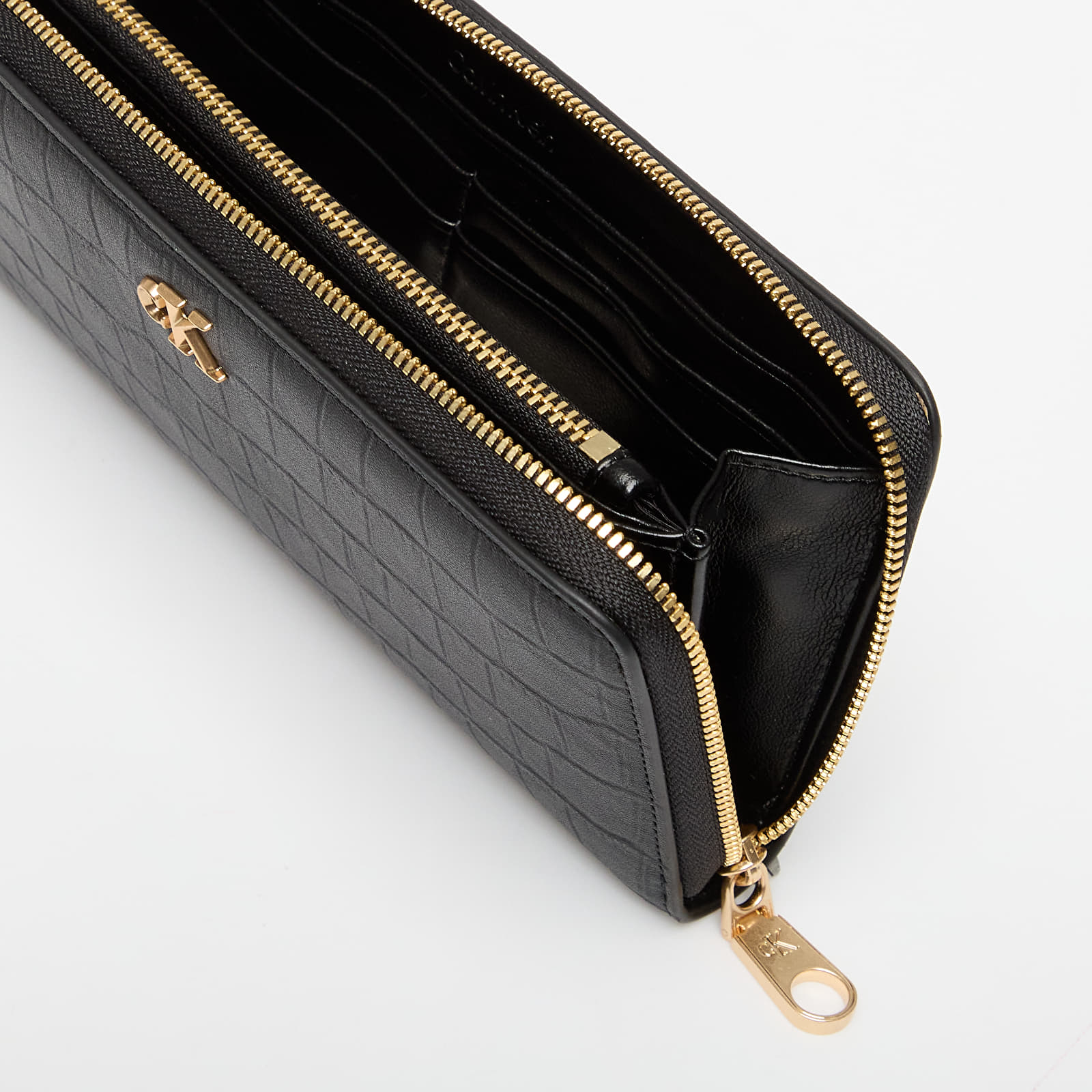 Wallets Calvin Klein Croc Long Zip Aro Wallet Black