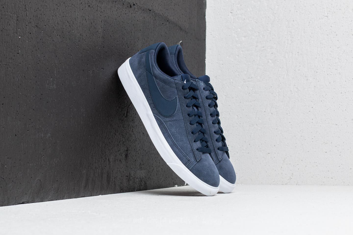 Chaussures et baskets homme Nike Blazer Low Suede Obsidian/ Obsidian-Sail