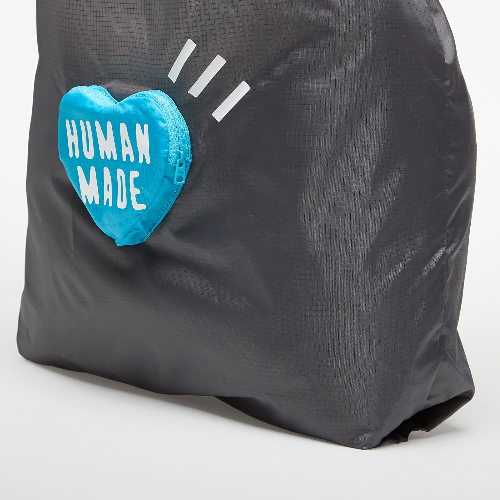 Ristilaukut HUMAN MADE Heart Shopping Bag Large Gray