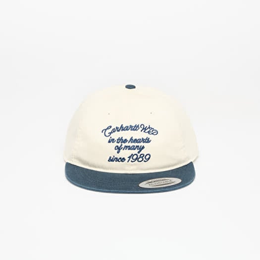 Cap Carhartt WIP Alston Cap Natural/ Deep Lagoon