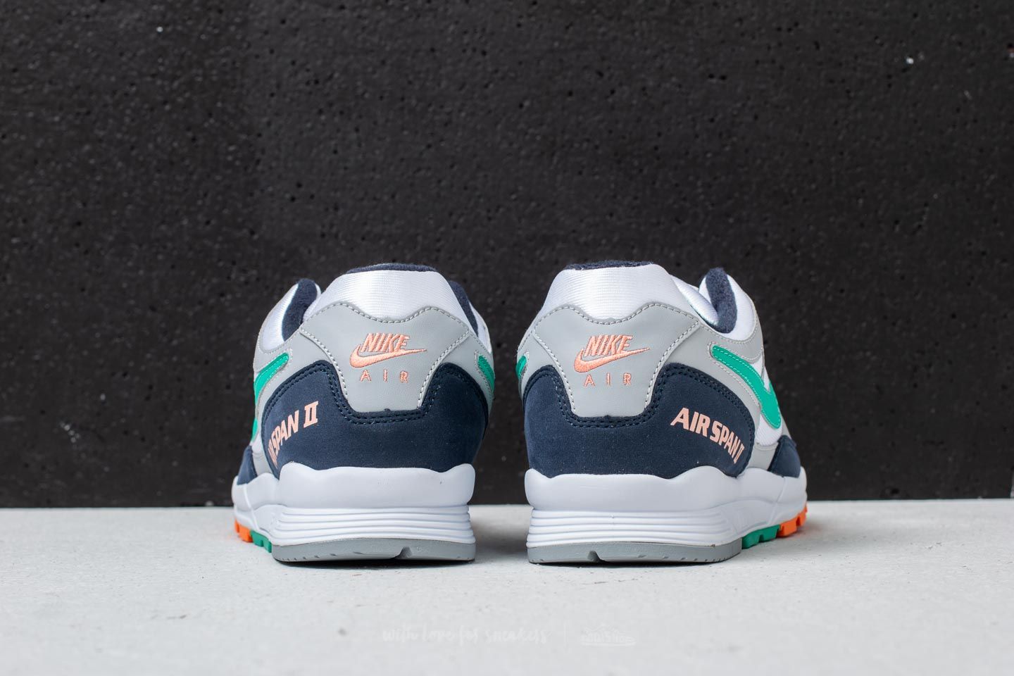 Nike air span 2 wolf grey kinetic green top
