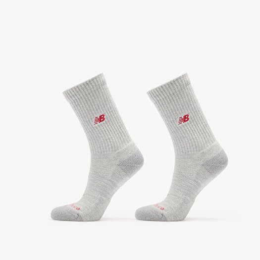 New Balance Active Premium Crew Socks 2-Pack Athletic Grey