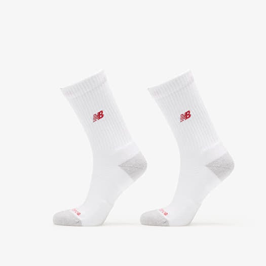New Balance Active Premium Crew Socks 2-Pack White