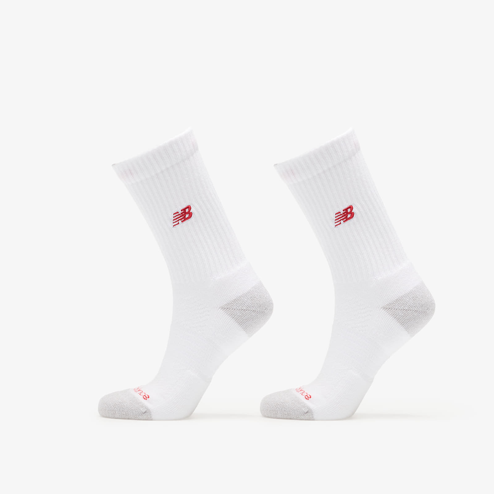 Férfi zoknik New Balance Active Premium Crew Socks 2-Pack White