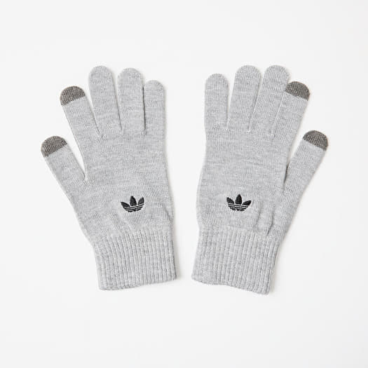 adidas Adicolor Smartphone Gloves Medium Grey Heather