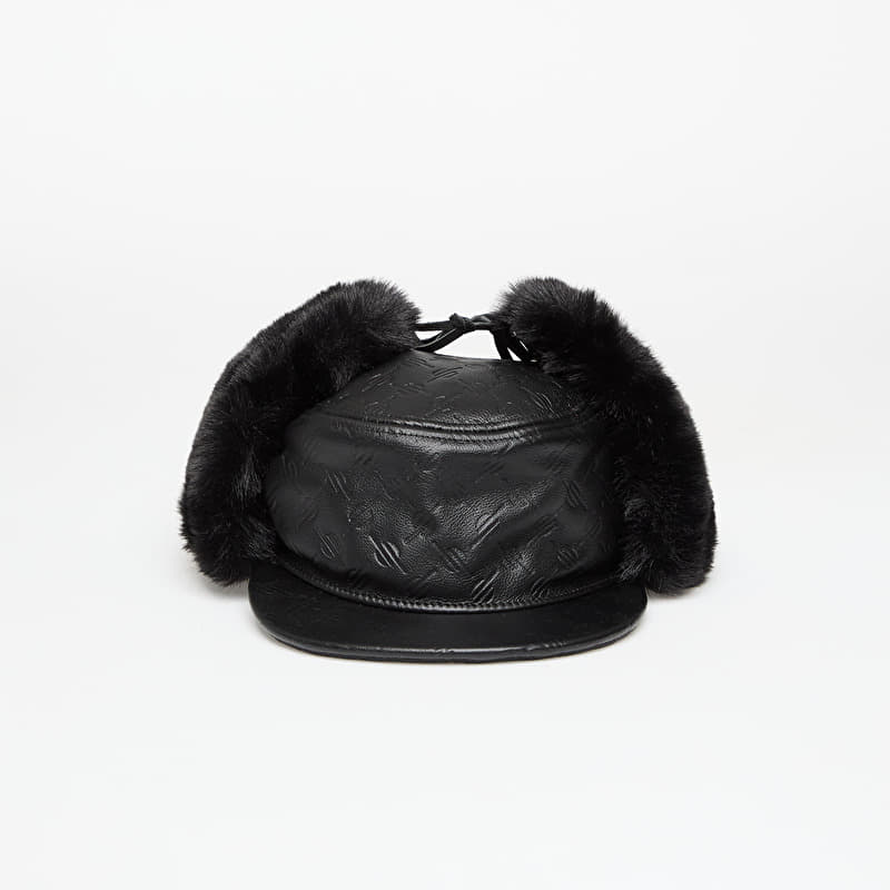 Pet Daily Paper Monogram Chapka Hat Black