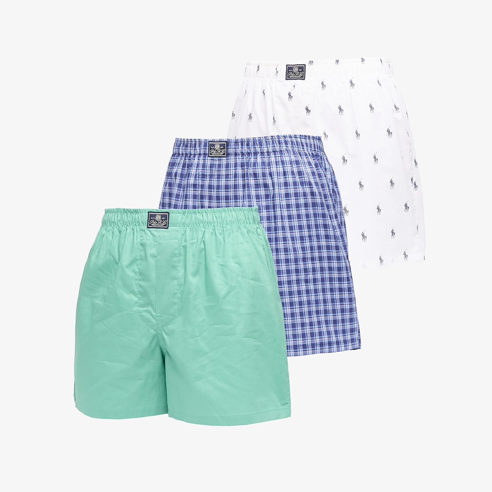 Miesten bokserit Ralph Lauren Open Boxer 3-Pack Multicolor