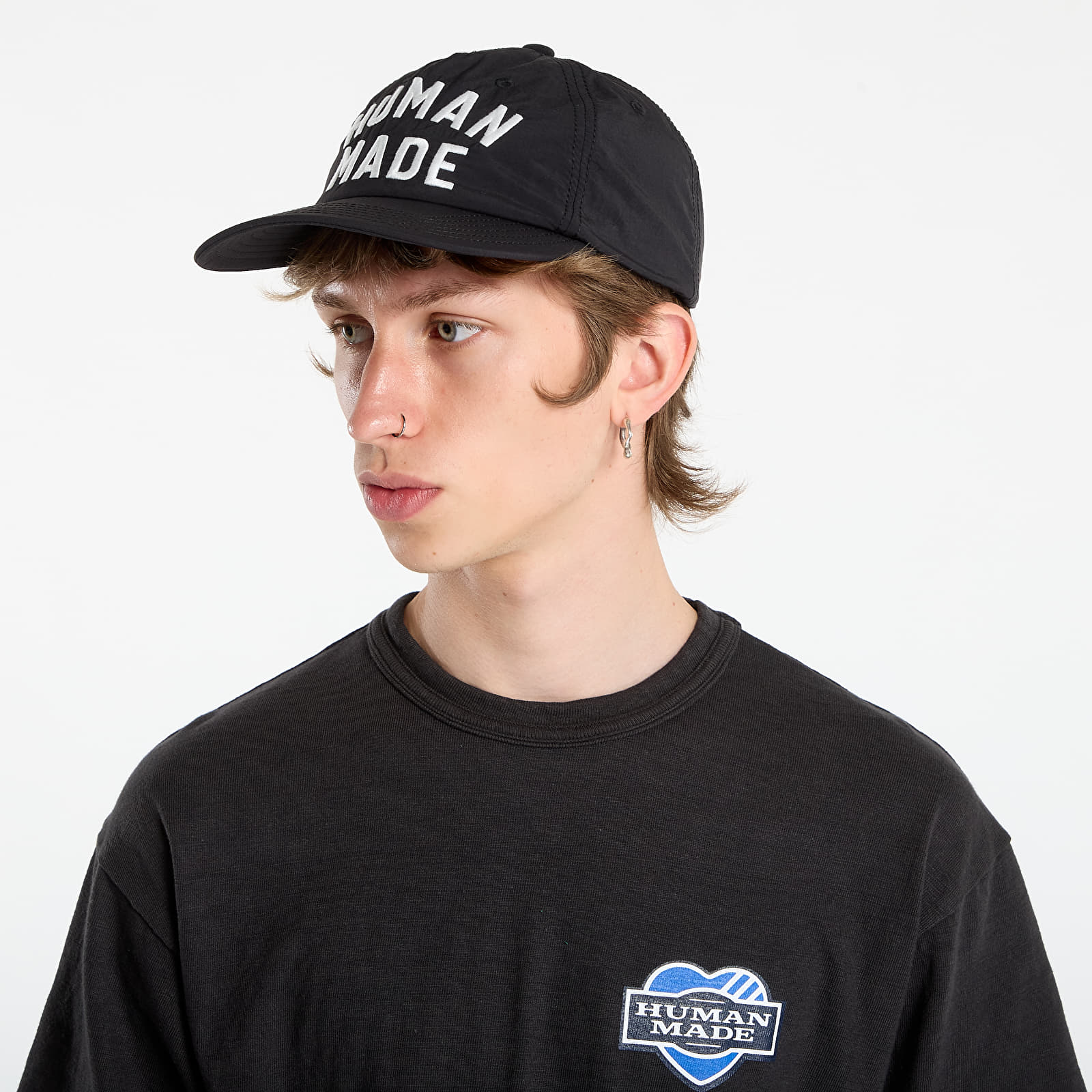 Caps HUMAN MADE 5Panel Nylon Cap Black