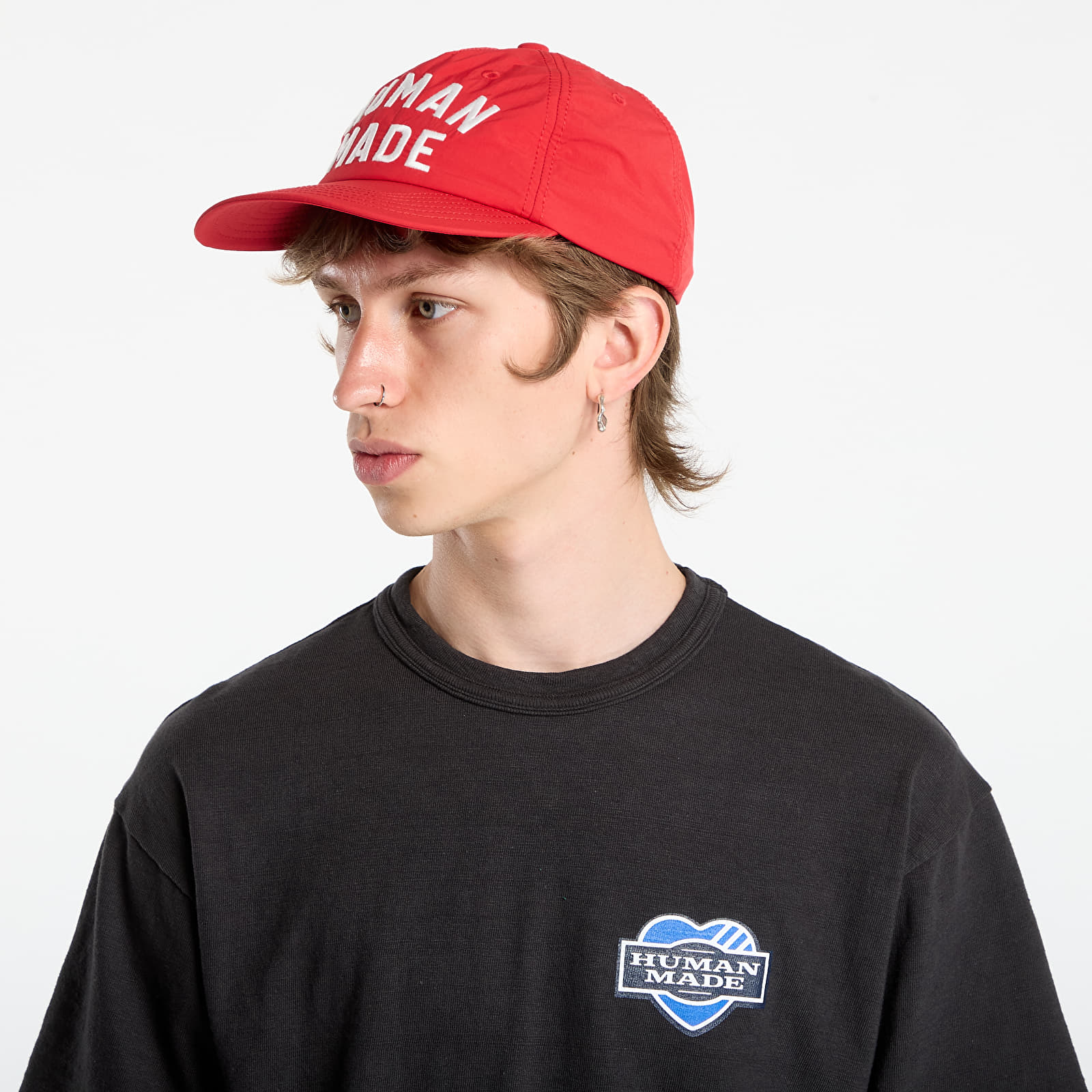 Caps HUMAN MADE 5Panel Nylon Cap Red