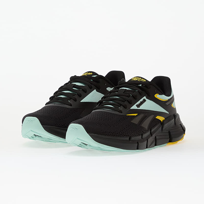 Reebok Zig Dynamica 6 Core Black/ Glitch Aqua/ Golden Haze  display picture 2