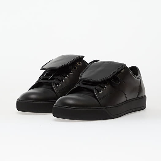 Scarpe uomo Lanvin Dbb1 Flap Sneakers Black/ Black Footshop