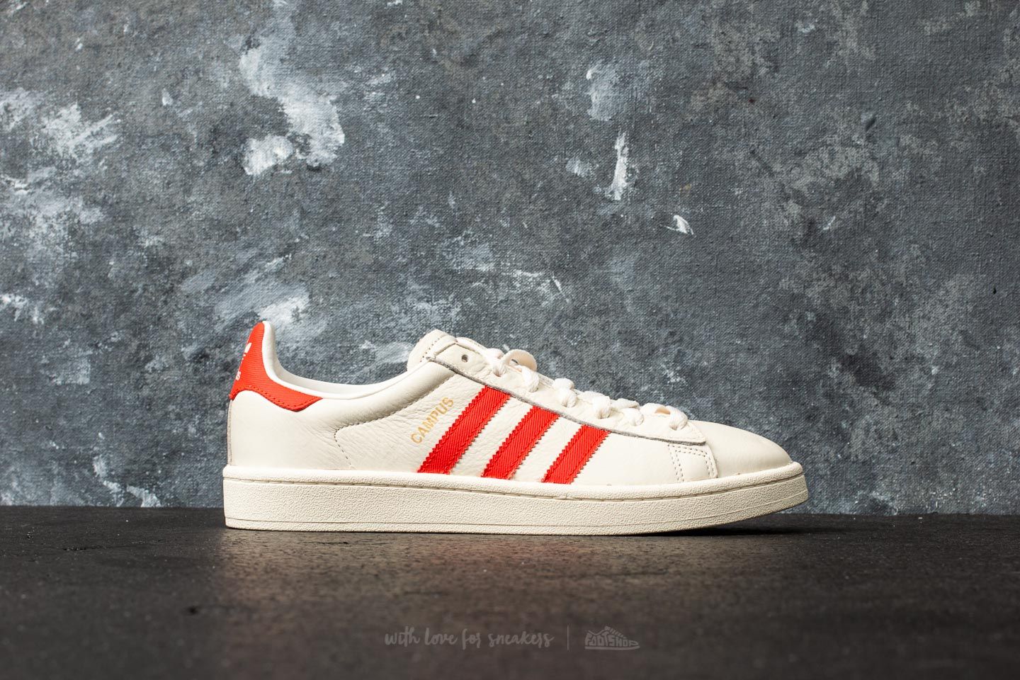 Herren Sneaker und Schuhe adidas Campus CWhite/ Bold Orange/ CWhite