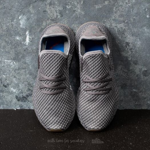 Kids sneakers and shoes adidas Deerupt Runner J Grey Three Grey Four Gum 1 Footshop