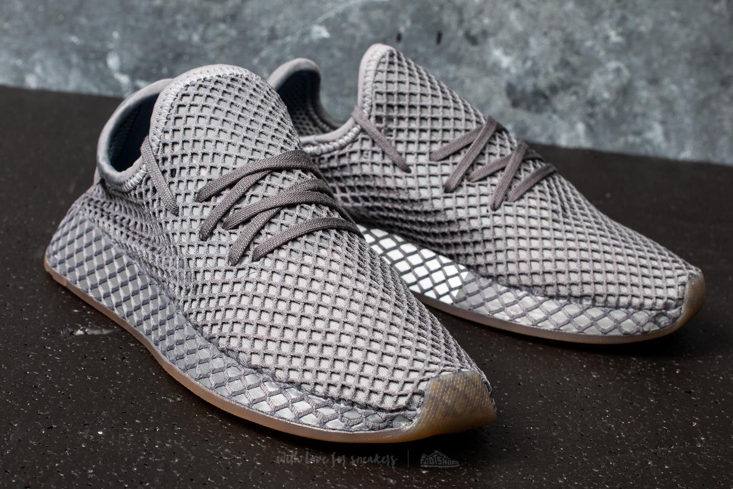adidas Deerupt Runner J Grey Three Grey Four Gum 1 Footshop
