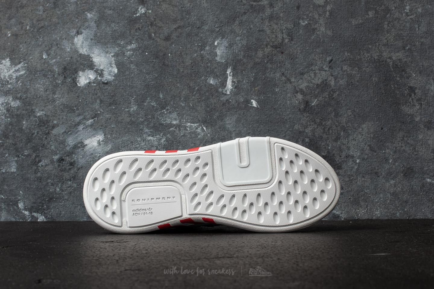 Încălțăminte și sneakerși pentru bărbați adidas EQT Bask ADV Ftw White/ Ftw White/ Trace Scarlet