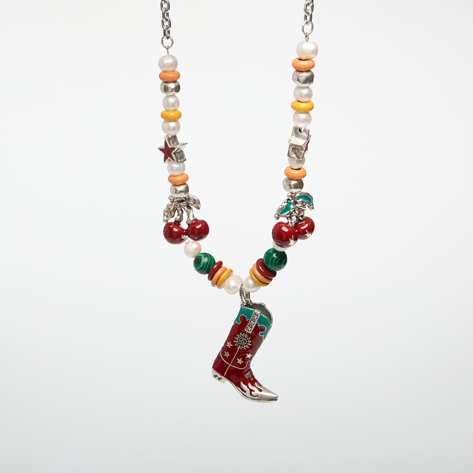 Schmuck TwoJeys Summer Boot Necklace Silver