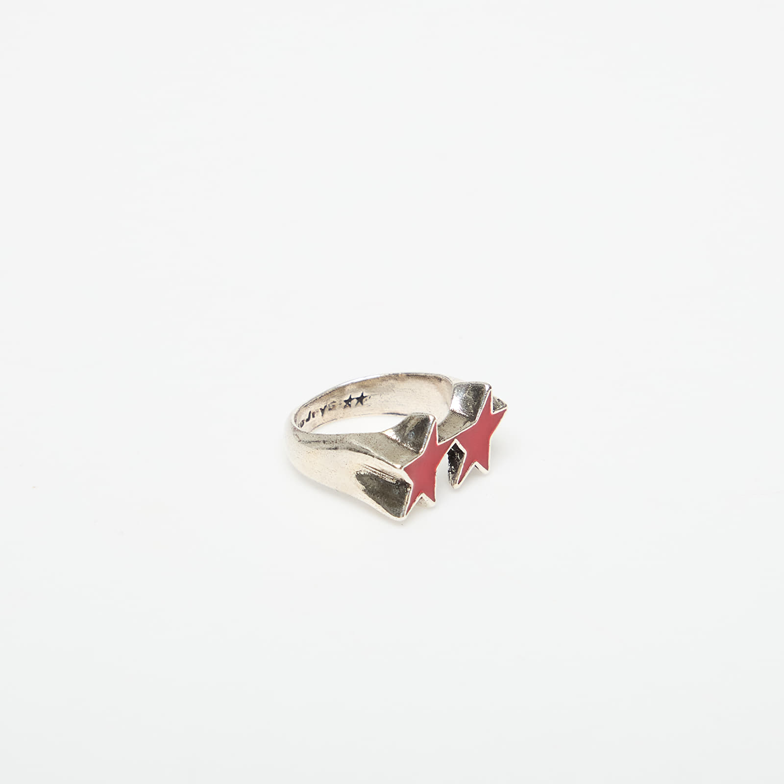 Gyűrűk Twojeys Icon Red Enameled Single Ring Silver