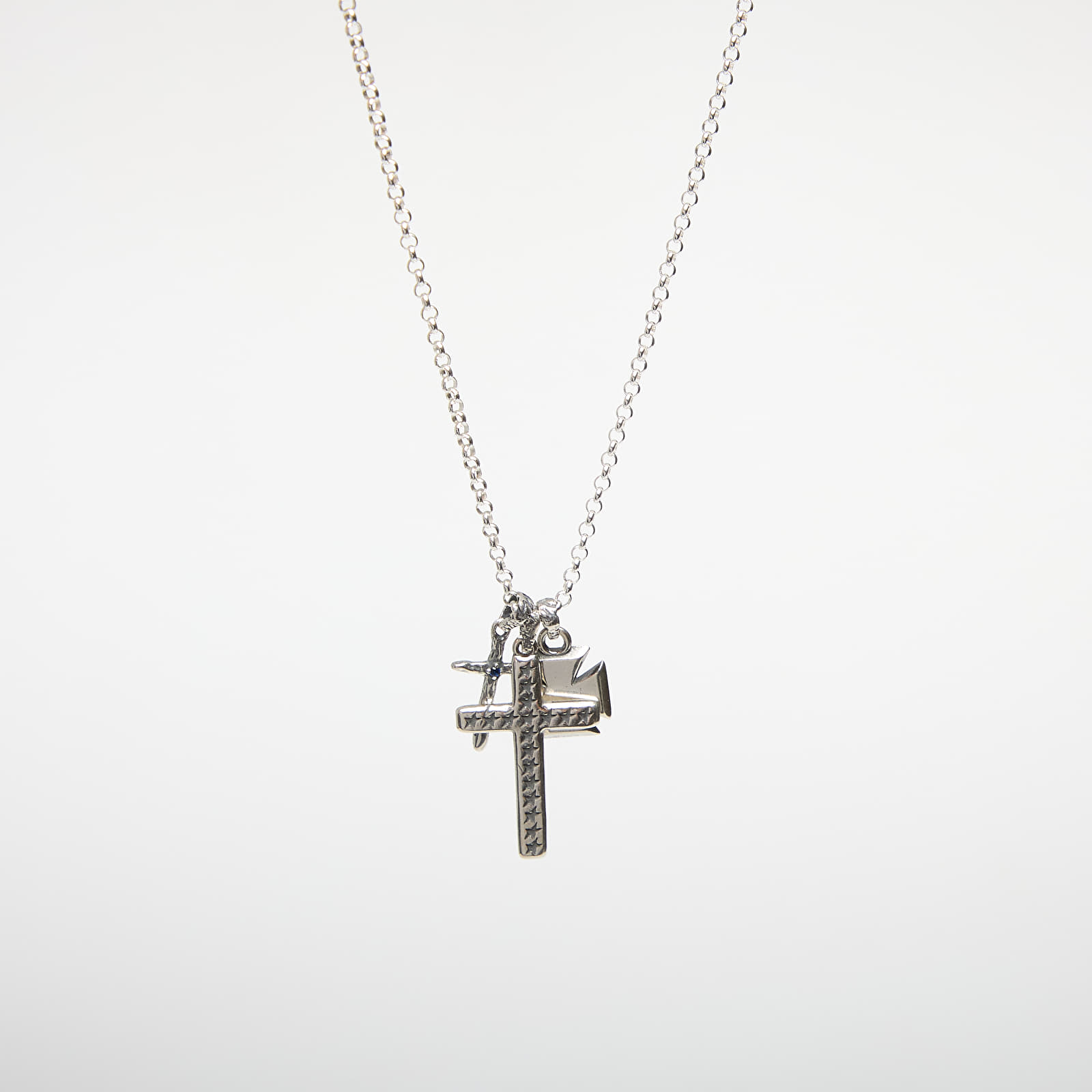 Schmuck Twojeys Multi Cross Necklace Silver