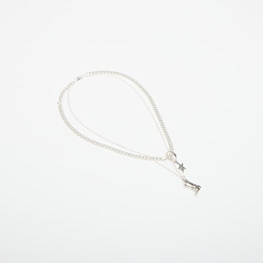 Twojeys Boot Double Chain Silver