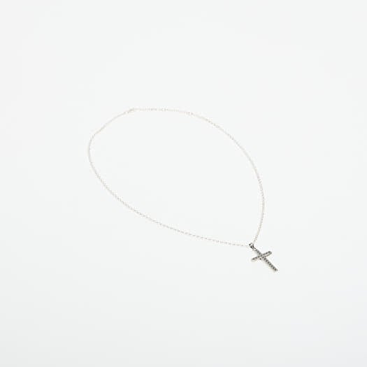 Twojeys Single Cross Necklace Silver