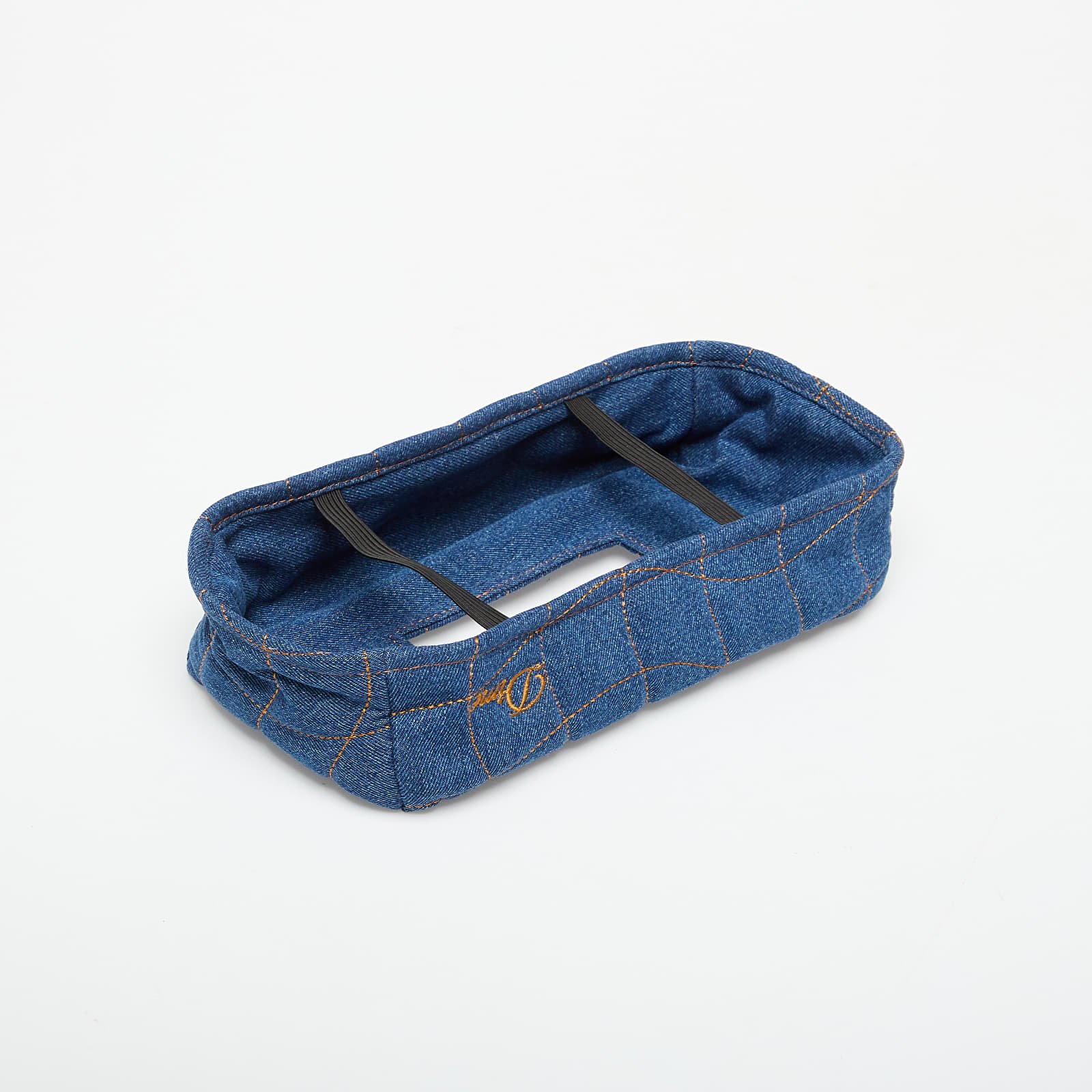 andere Accessoires Dime Quilted Tissue Box Cover Indigo