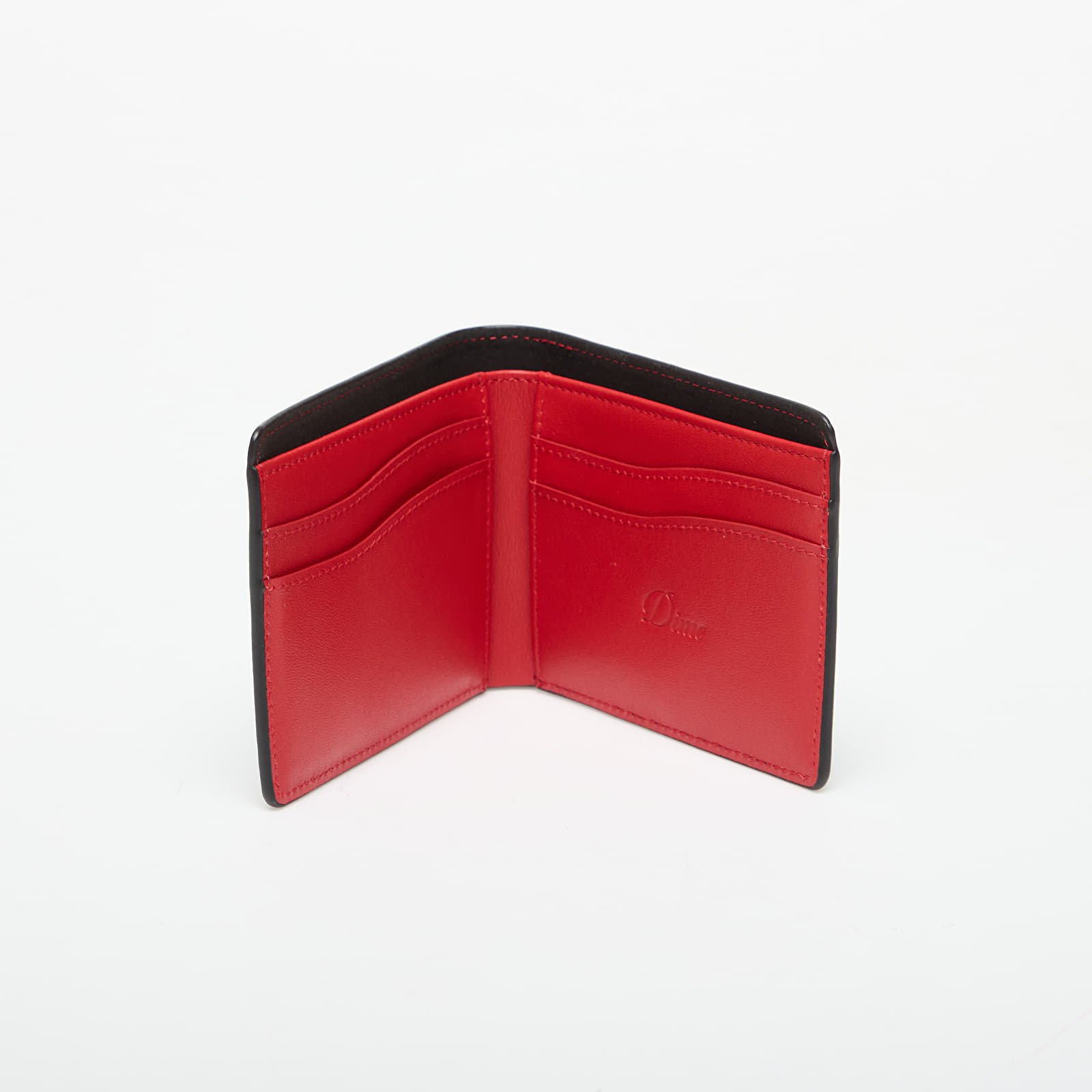 Wallets Dime Leather Bifold Wallet Black/Cherry