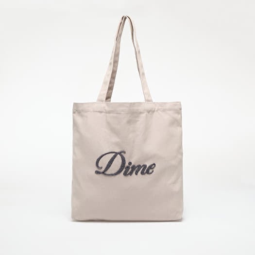 Somas Dime Cursive Chenille Tote Bag Concrete