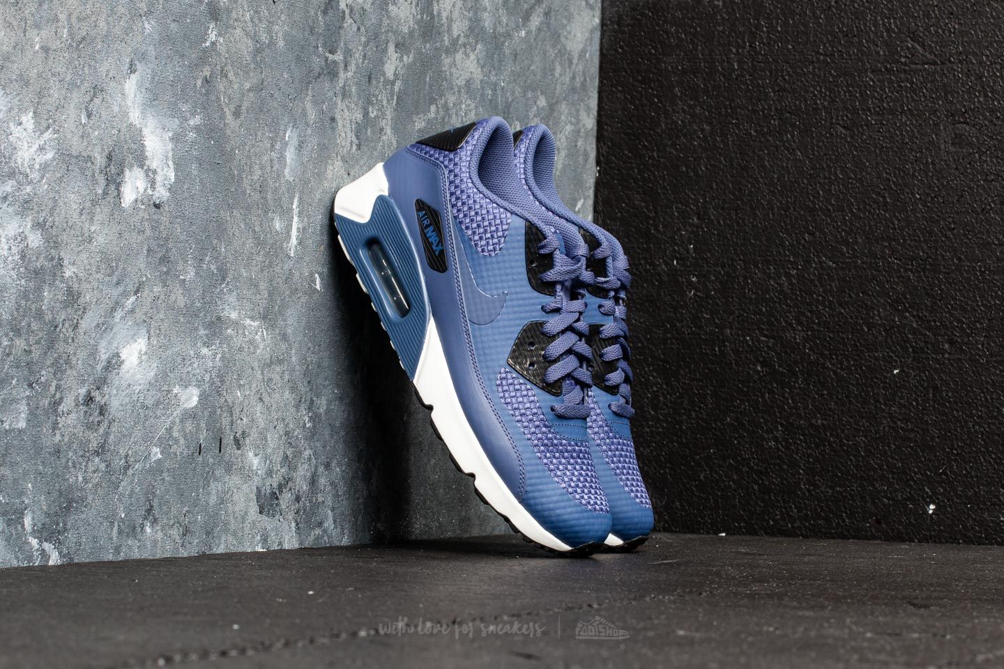 Men s shoes Nike Air Max 90 Ultra 2.0 SE Blue Recall Blue Recall Black Footshop