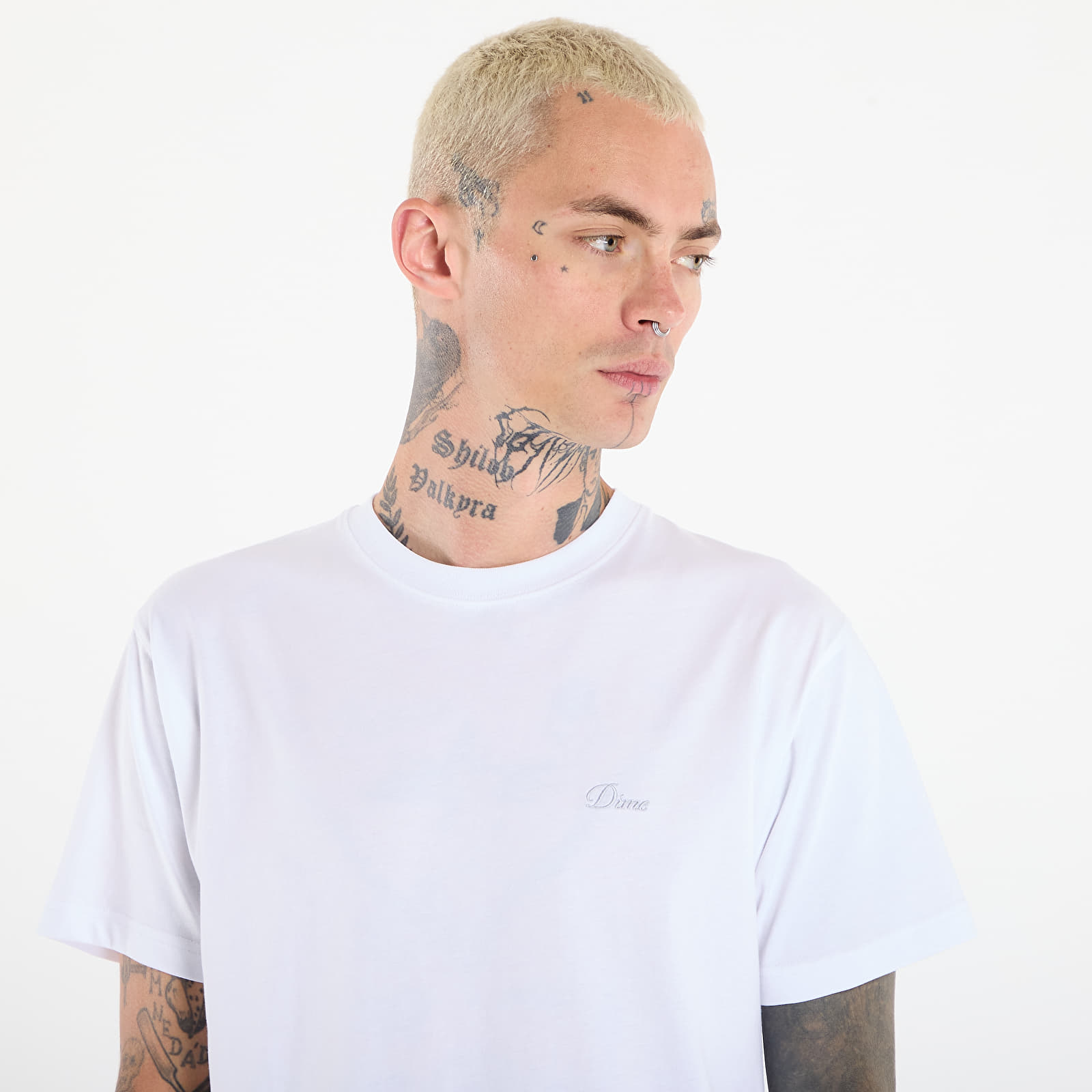 Magliette Dime Cursive Small Logo T-Shirt UNISEX White