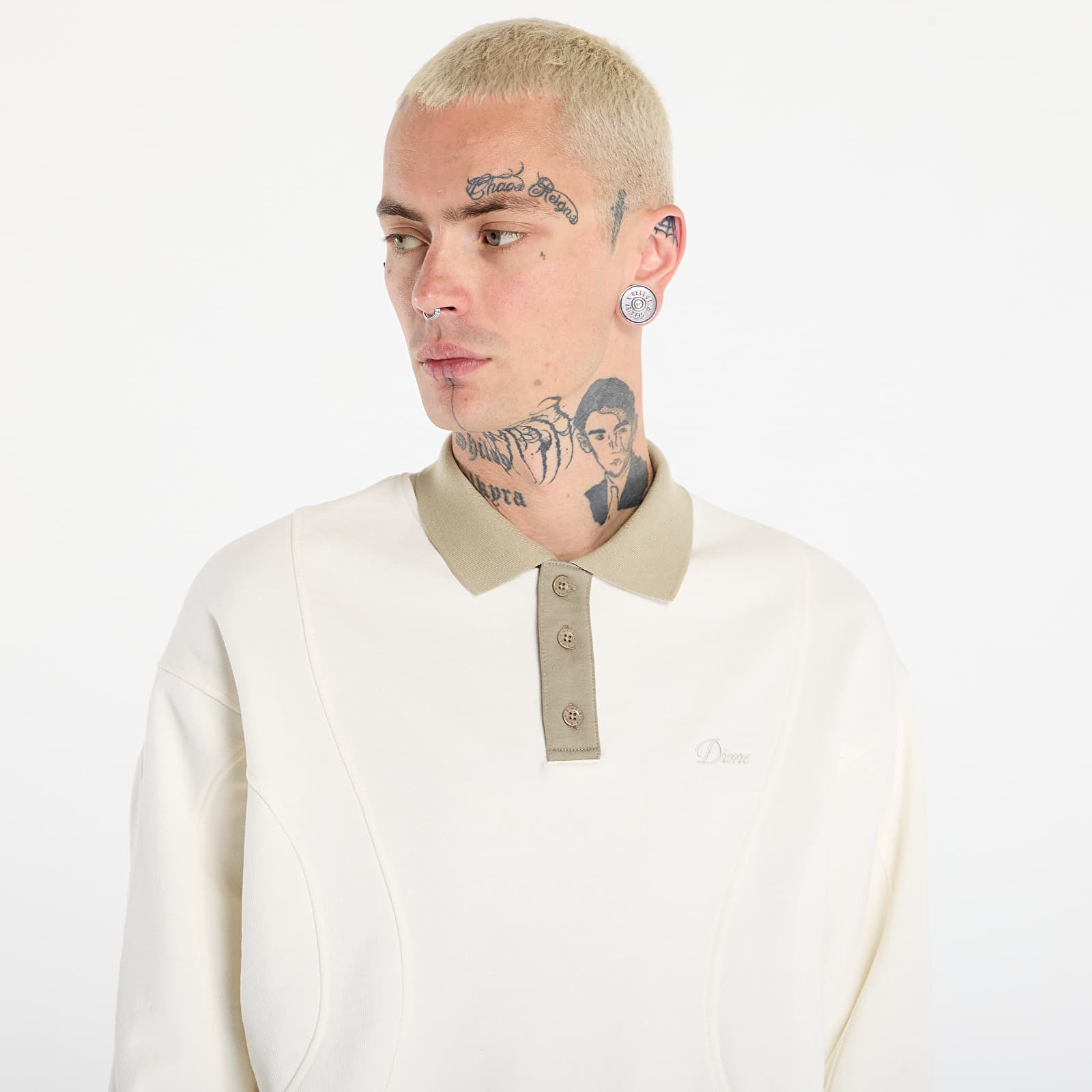Felpe Dime French Terry Rugby UNISEX Cream