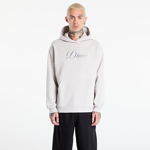 Dime Cursive Hoodie UNISEX Cement