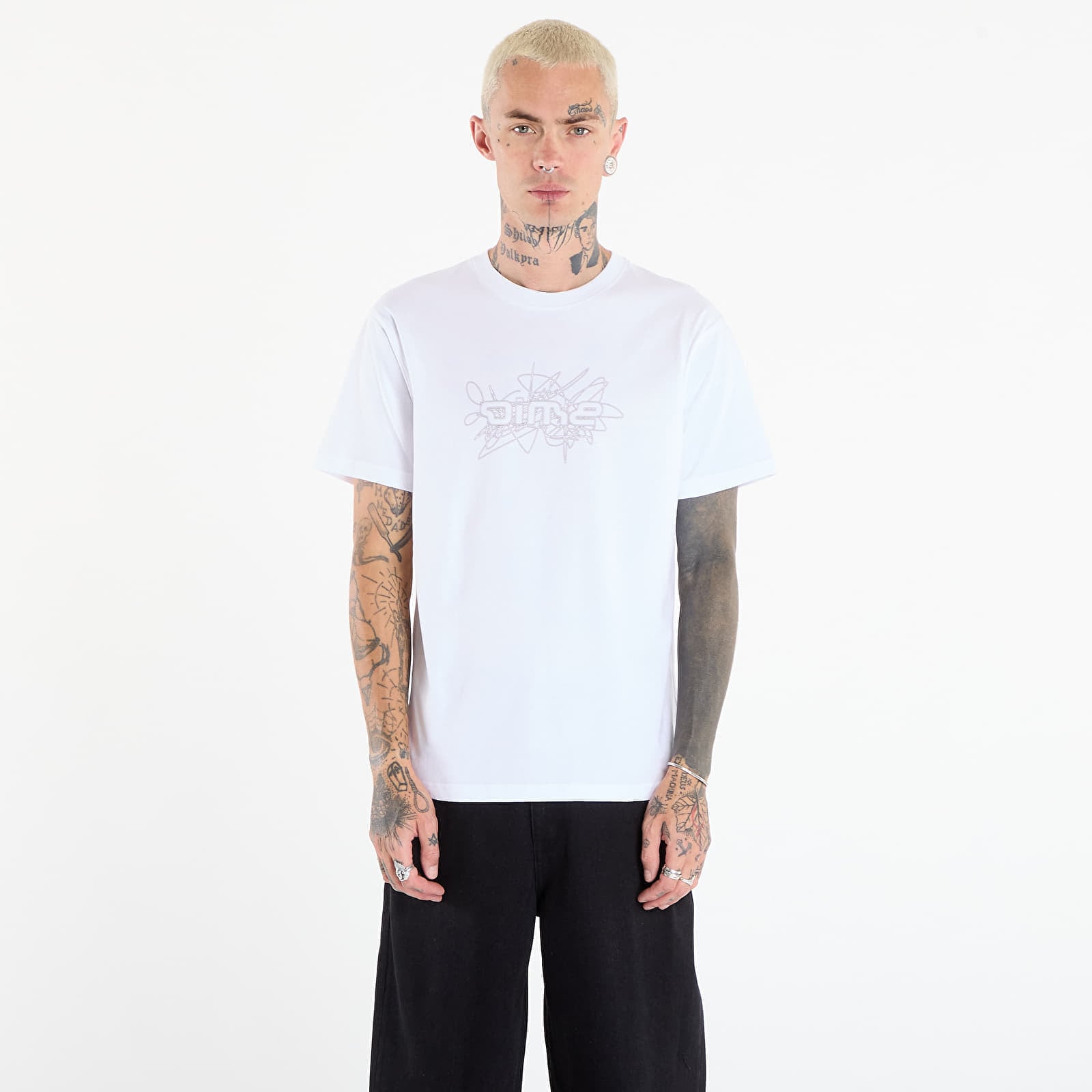 Tricou Dime Glyph T-Shirt UNISEX White M