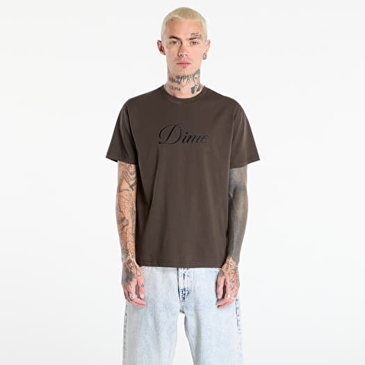 T-shirt Dime Cursive T-Shirt UNISEX Vintage Black