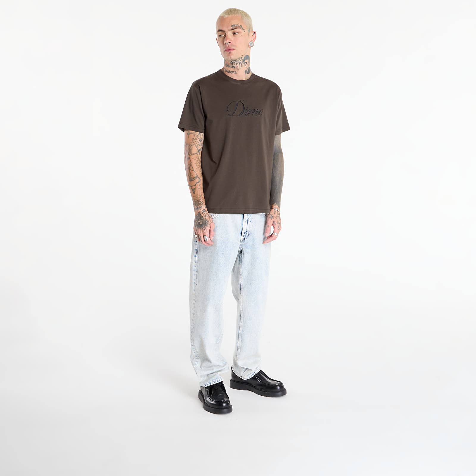 Majice T-shirt Dime Cursive T-Shirt UNISEX Vintage Black