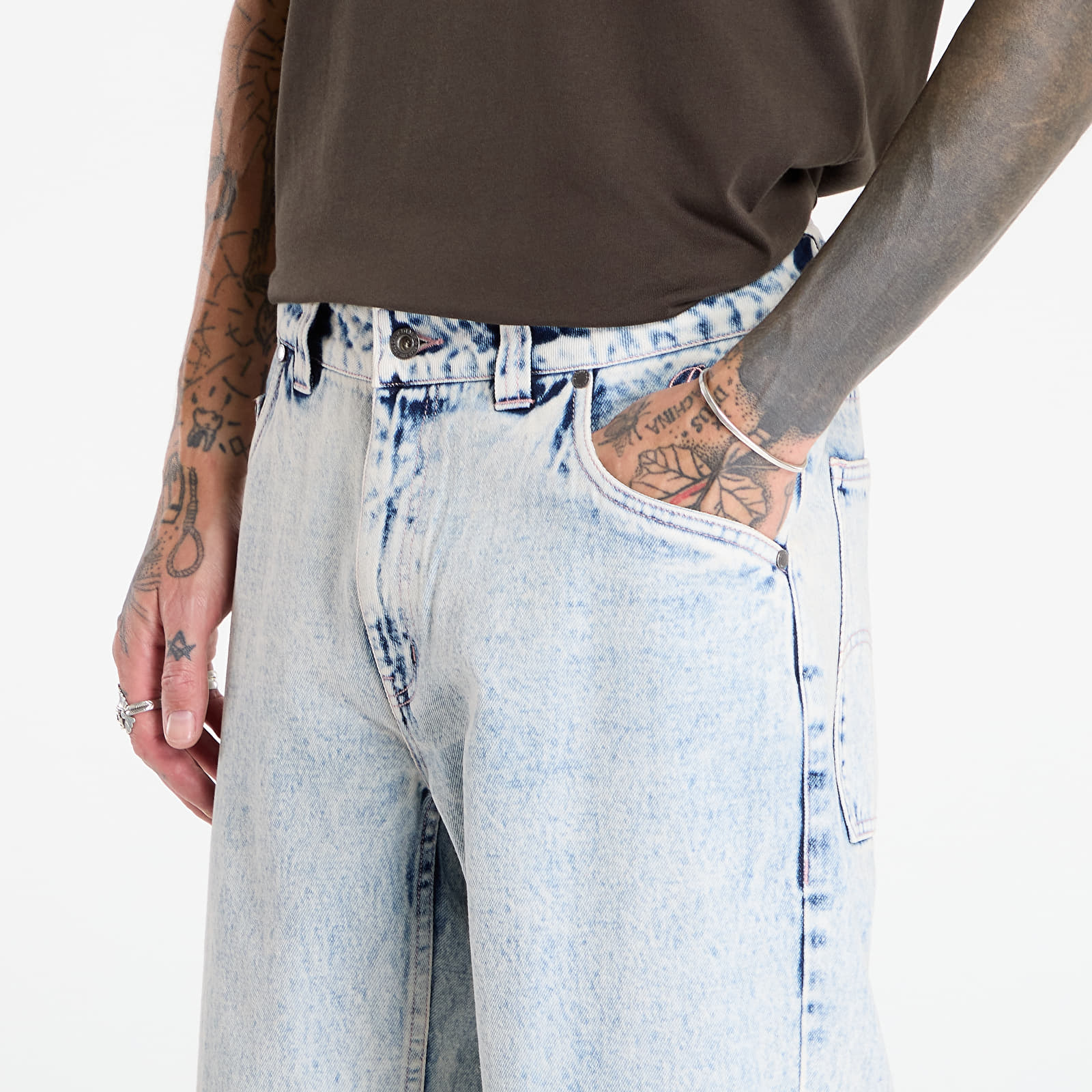 Jeans Dime Relaxed Denim Pants Light Snow Washed