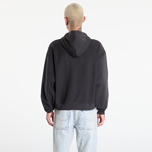 Dime Reverse French Terry Zip Hoodie UNISEX Vintage Black | Footshop