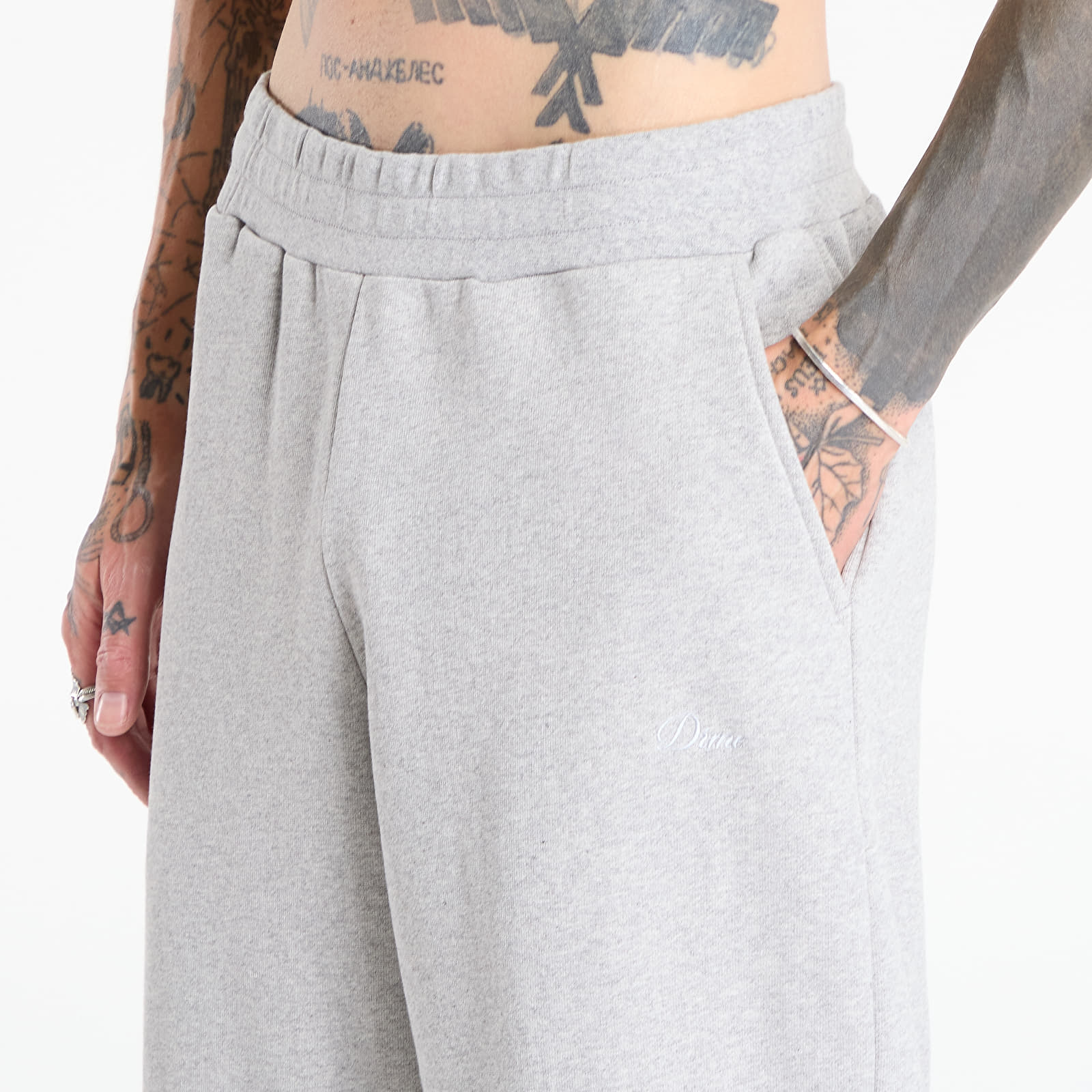 Melegítő Dime Cursive Small Logo Sweatpants Heather Gray