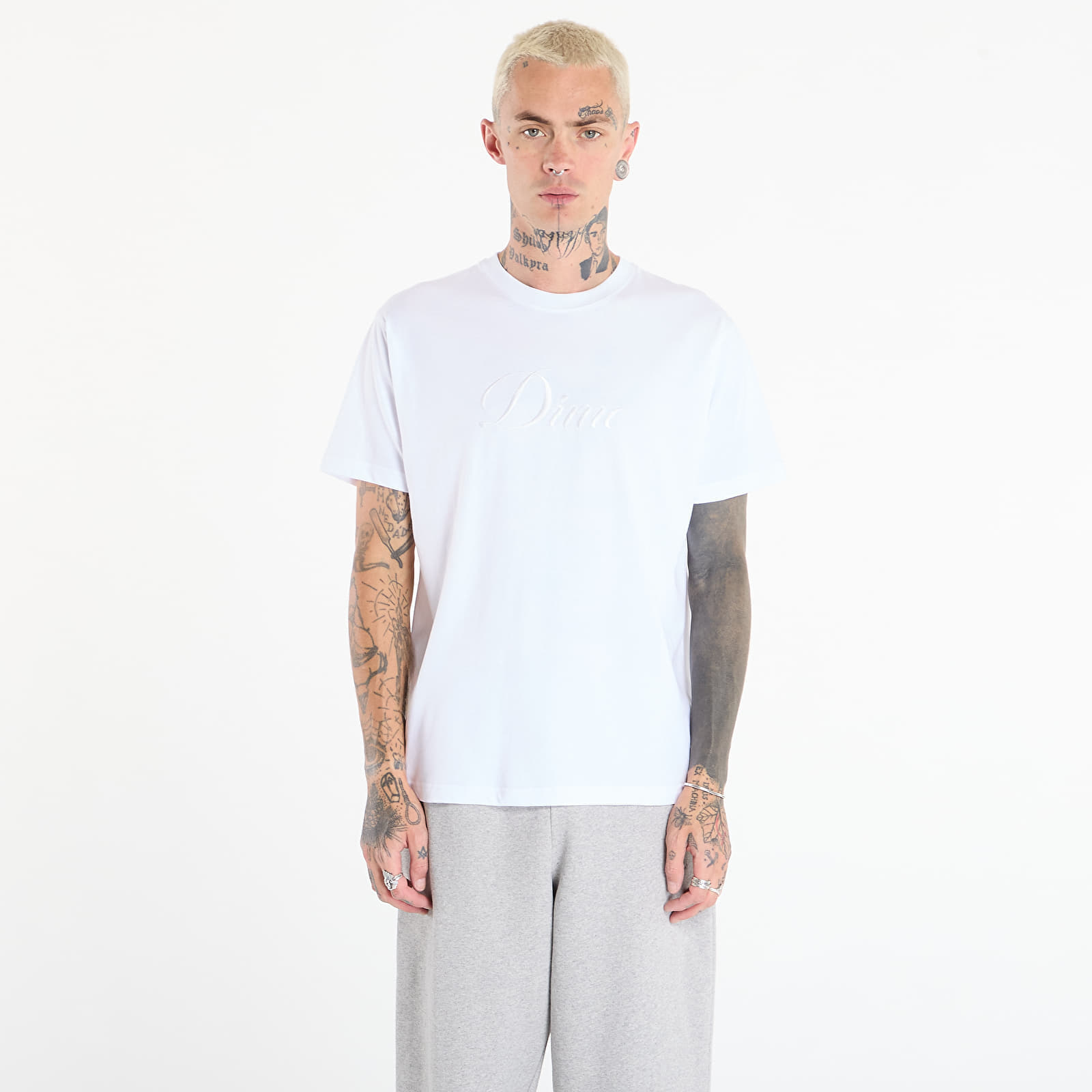 Tricou Dime Cursive T-Shirt UNISEX White M