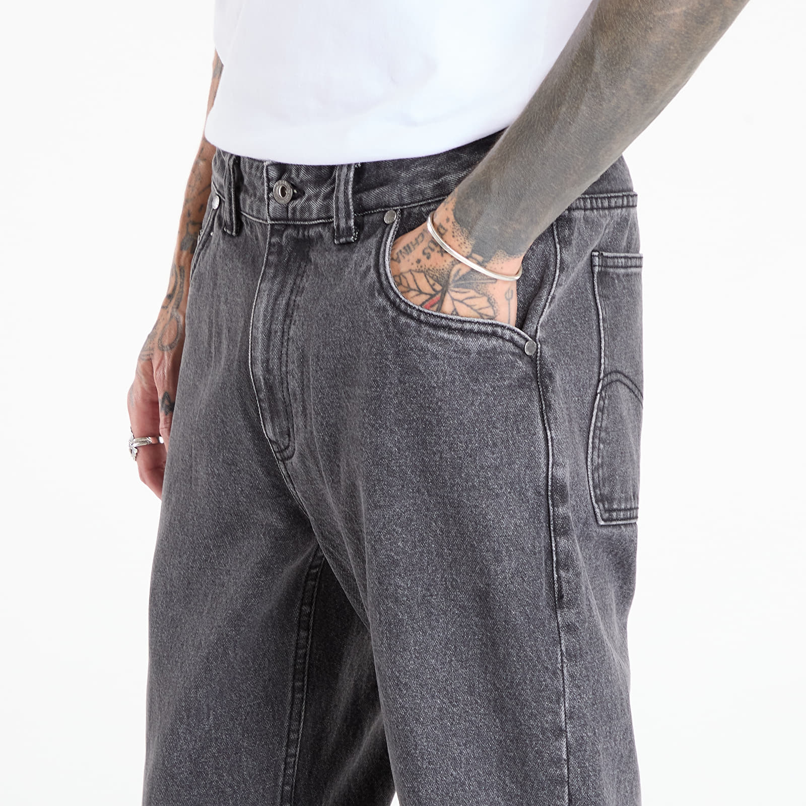 Jeans Dime Straight Denim Pants Faded Black