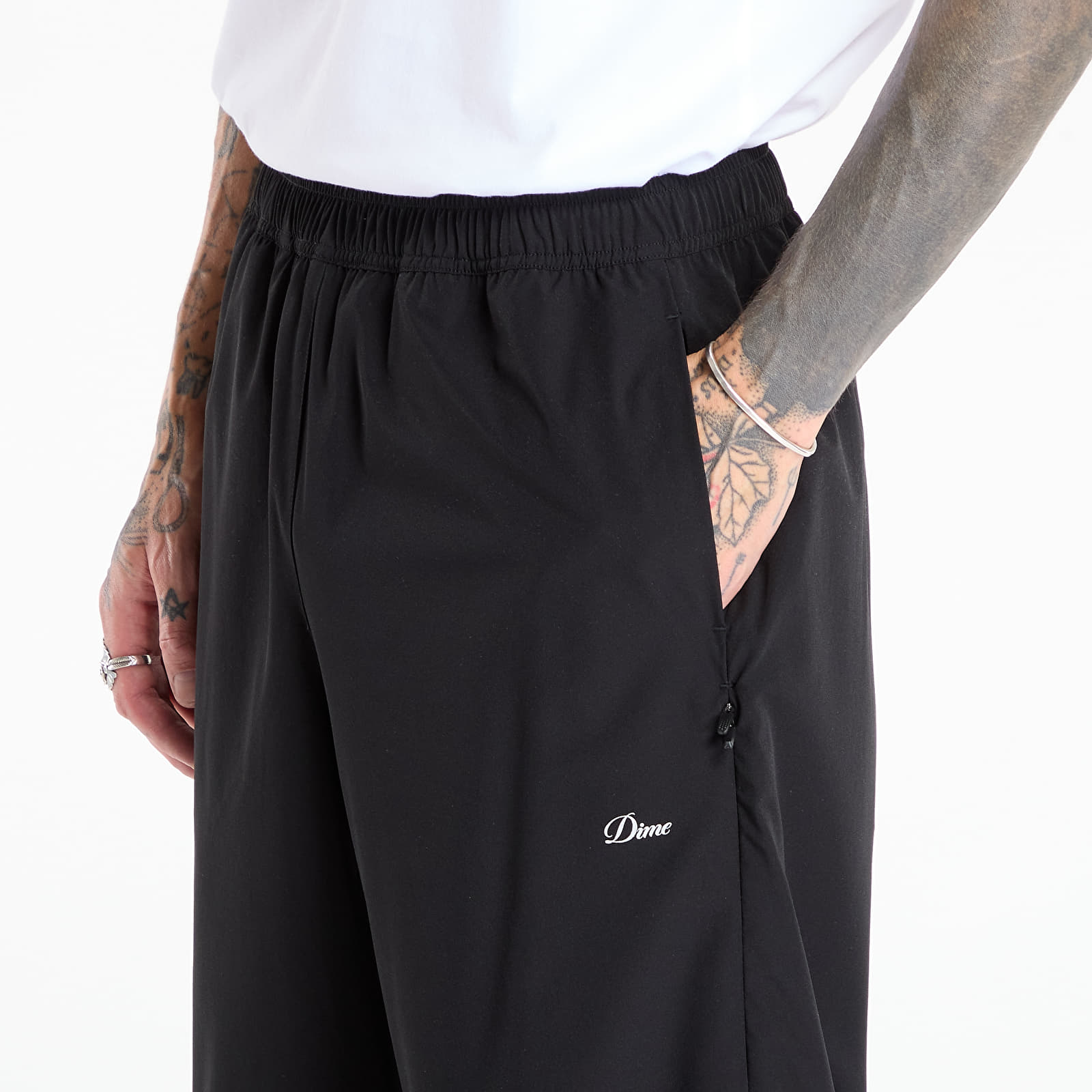 Housut Dime Athletic Zip Pants Black
